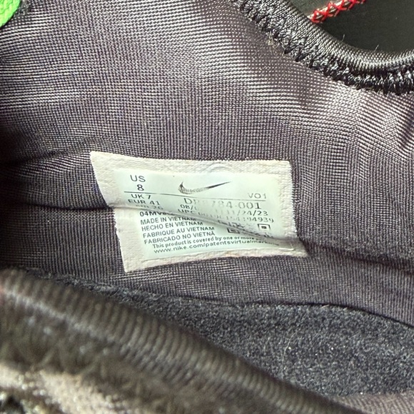 Nike LeBron NXXT Gen Zoom Basketball Shoes Black/Red Neon Green Men’s Size 8 - Picture 4 of 7